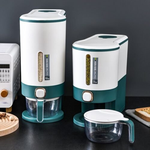 Automatic Press-Type Rice Storage Buckets