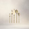 Titanium-Plated Stainless Steel Cutlery Set